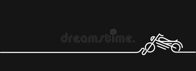 Motor Bike icon vector line art design royalty free illustration