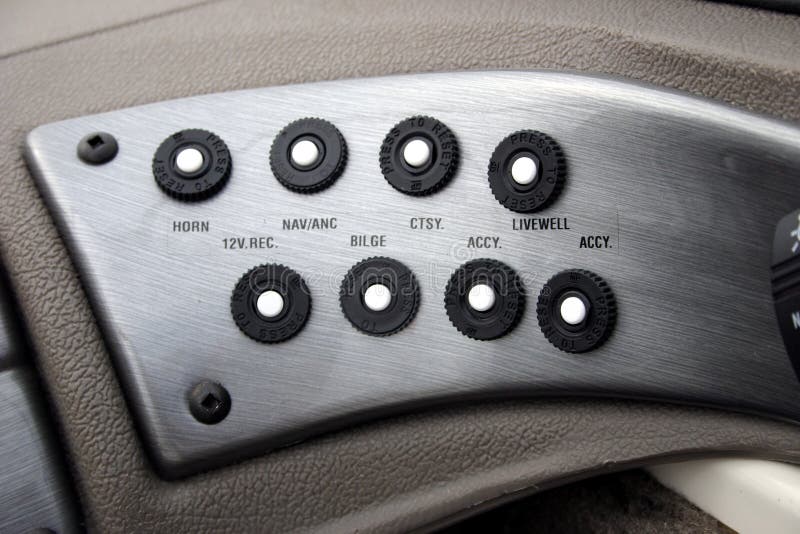 Motor Boat Controls Picture. Image 635126