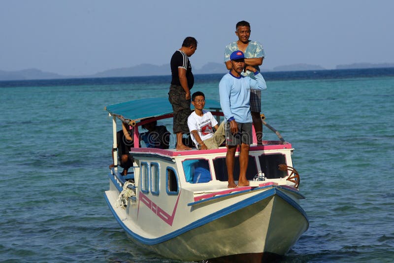 motorboat in indonesia
