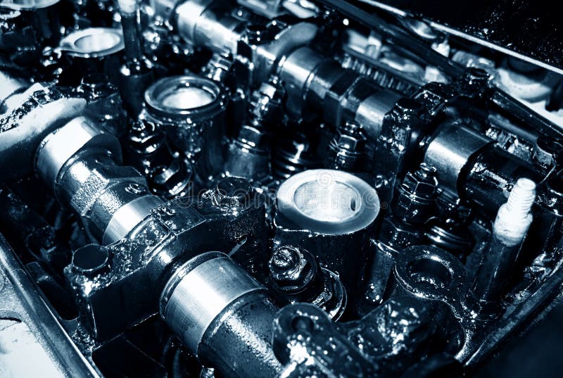 Motor Engine closeup royalty free stock photos