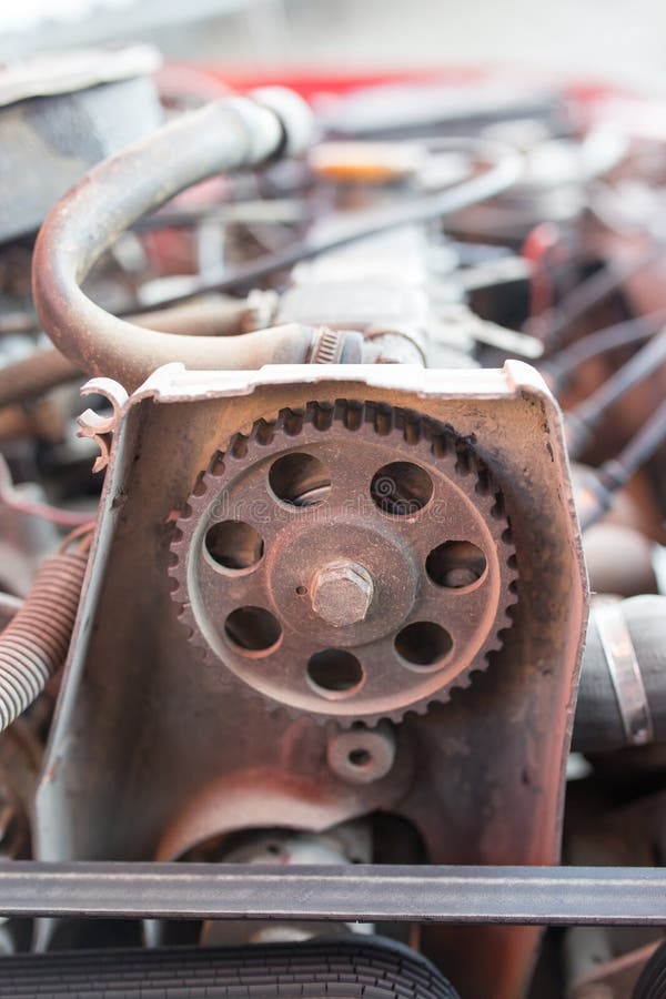 Motor and Hoses Under the Hood of Car Stock Image Image of inside