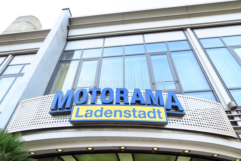 Motorama Ladenstadt editorial photo. Image of store, germany 46689751