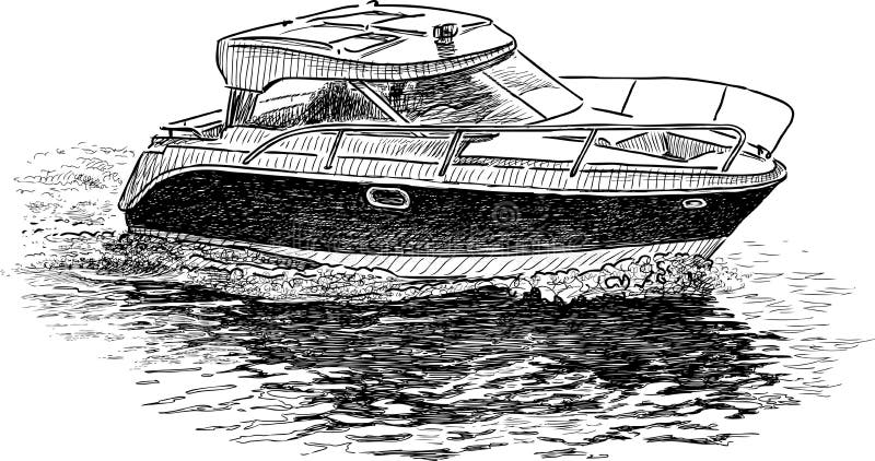 310+ Drawing Of Speedboat Stock Illustrations, Royalty-Free Vector