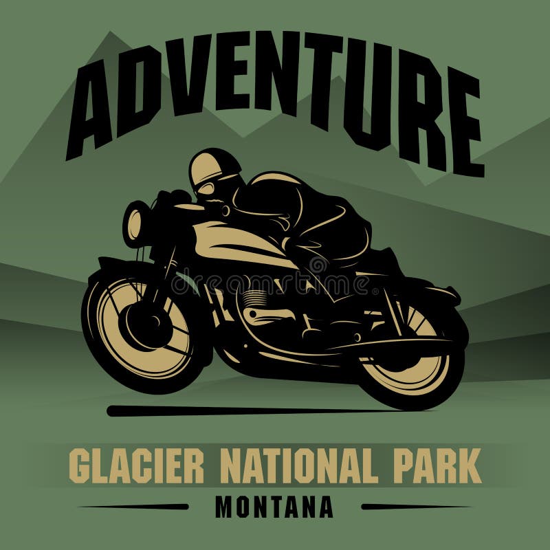 Motorcycle adventure poster