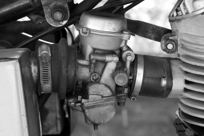 Motorcycle carburetor stock photo. Image of intake, still 62773766