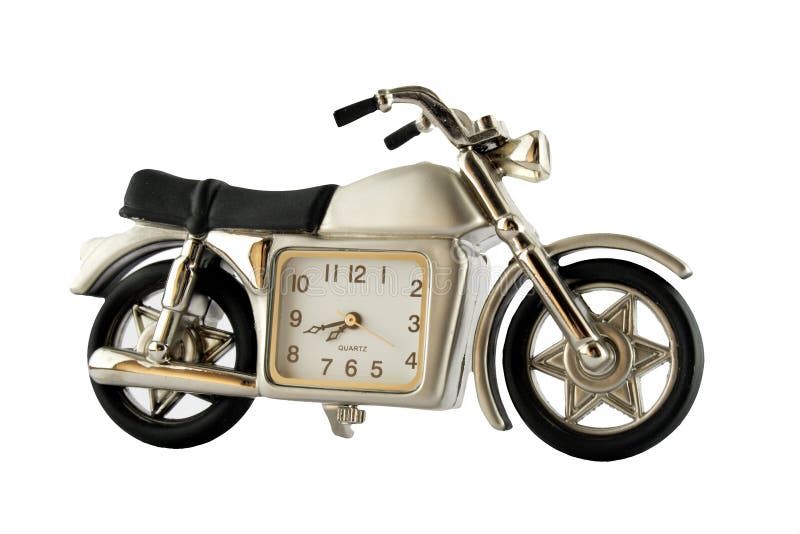 Motorcycle clock stock photo. Image of motorbike, clock 1911692