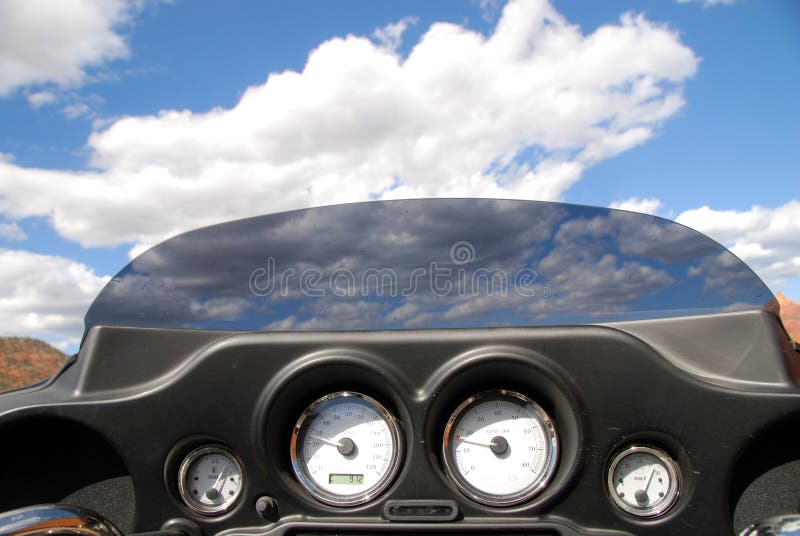 Motorcycle cockpit stock photo. Image of dashboard, motor 163007828