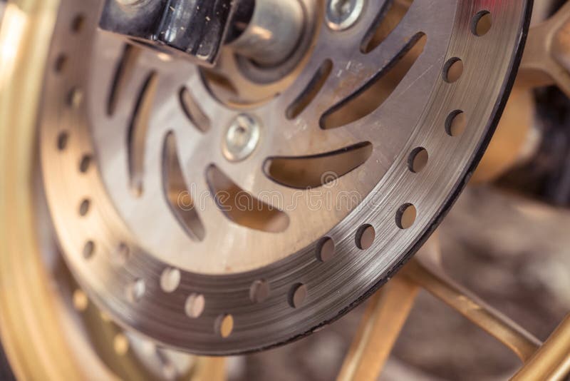 Motorcycle disc brakes stock image. Image of sport, metal 57870429