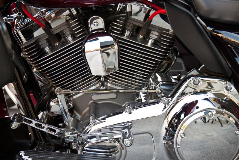 Vintage BMW Motorcycle on Annual Oldtimer Car Show Editorial