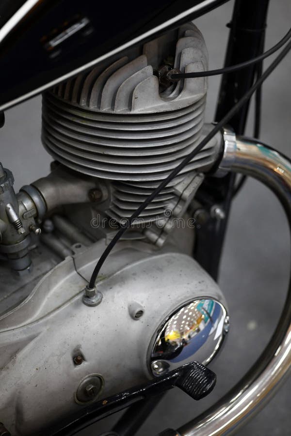 Motorcycle engine stock image. Image of mechanical, technology - 53453329