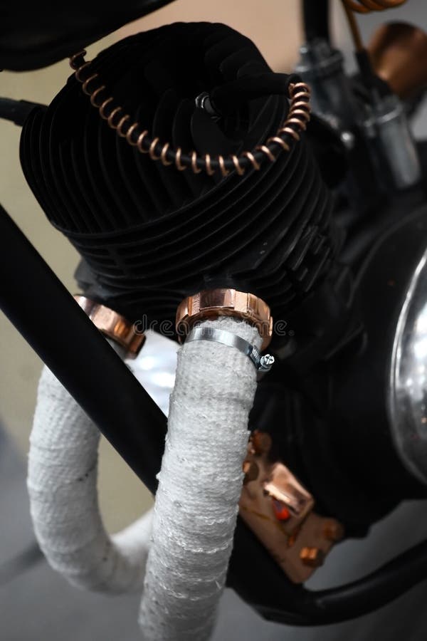 Motorcycle engine stock photo. Image of classic, mechanics - 53778514