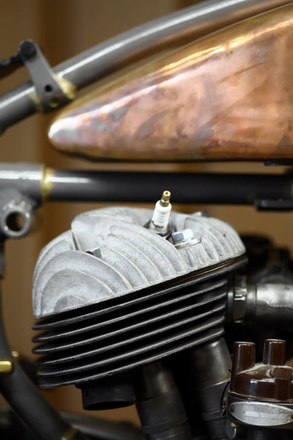 Motorcycle engine stock image. Image of power, vintage - 54382773