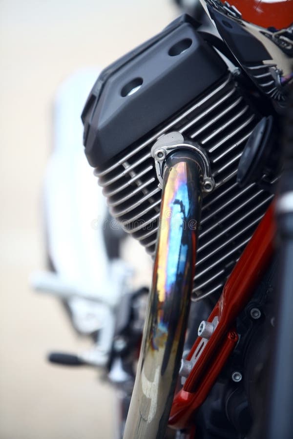 Motorcycle engine stock photo. Image of metal, mechanical - 59571744