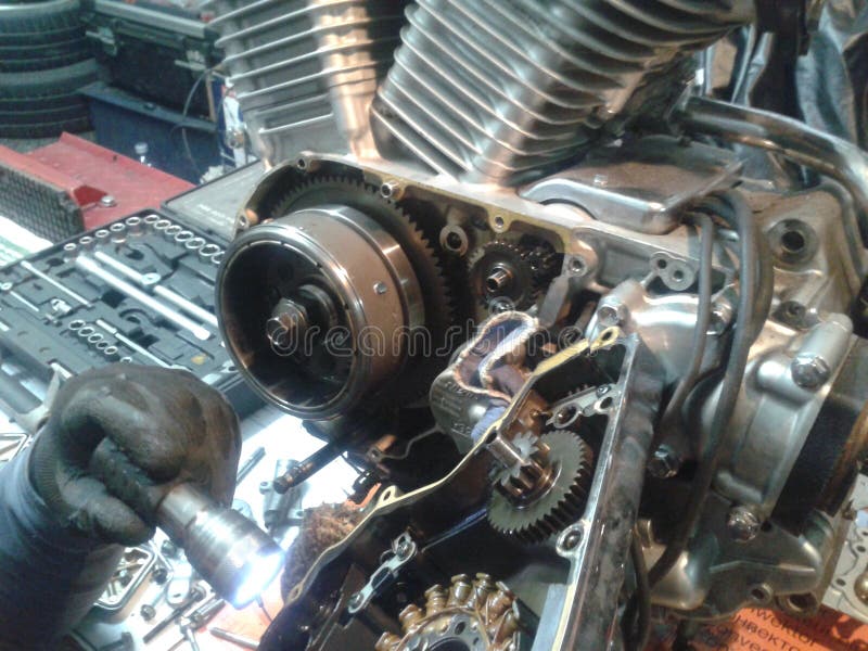 V-twin engine motorcycle. V-twin engine motorcycle