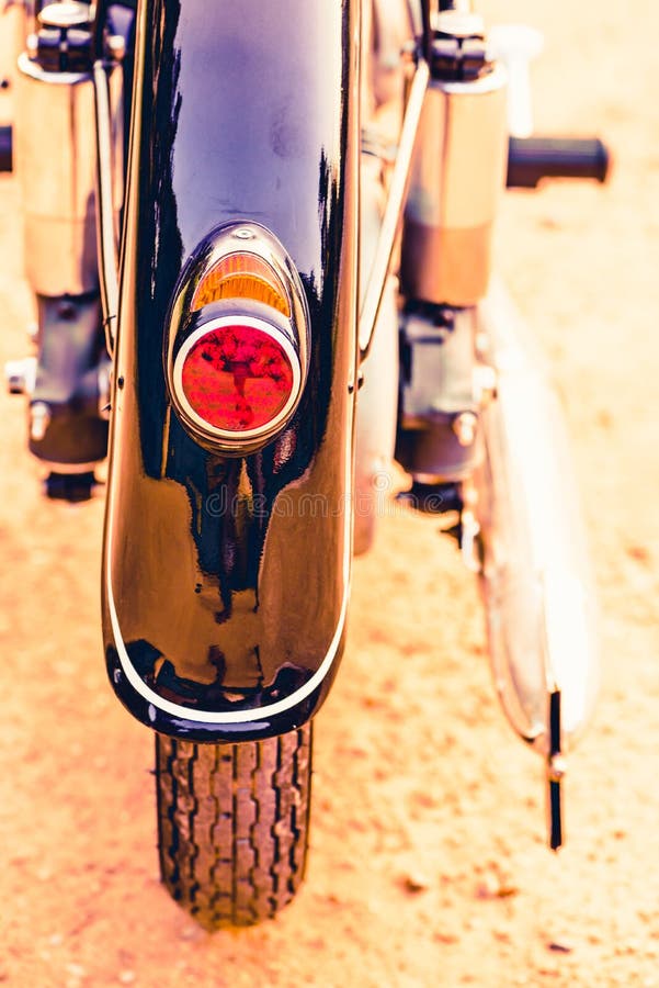Motorcycle Headlight and Horn,Motorcycles, Classic Stock Image Stock