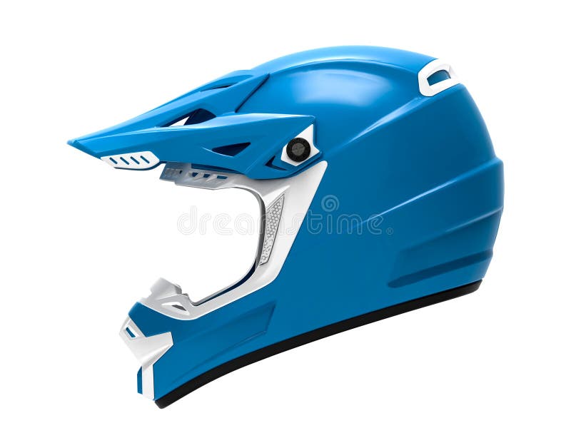 Motorcycle helmet royalty free illustration