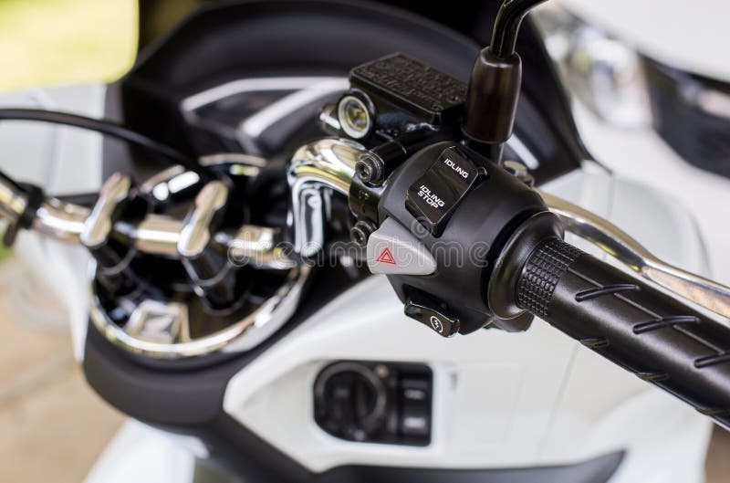 Motorcycle Handlebar Start Stop System,emergency Light and Idling Stop