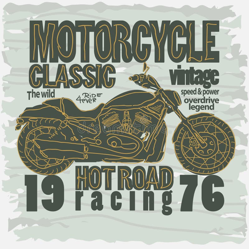 Download Motorcycle Racing T-shirt - Vector Stock Vector ...