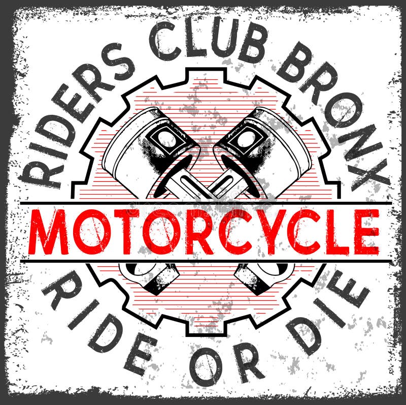 Motorcycle Racing Typography Graphics and Poster. Skull and Old vector illustration Motorcycle Racing Typography Graphics and Poster. Skull and Old vector illustration