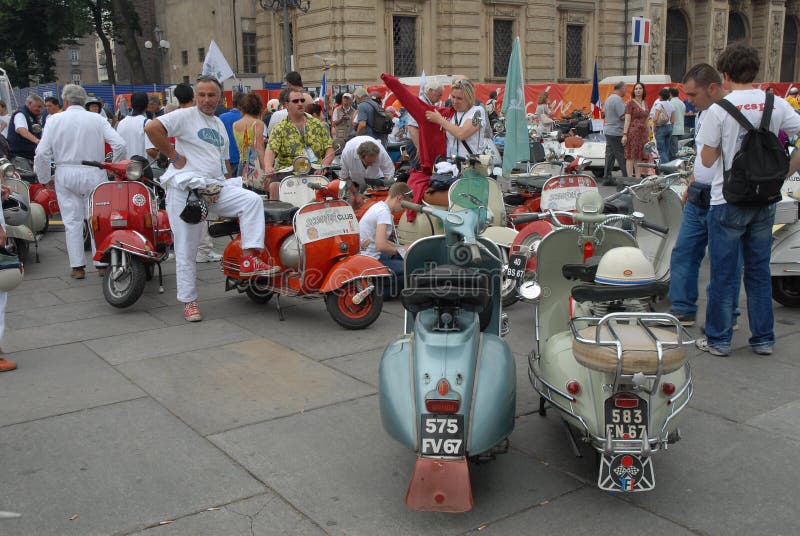 Vintage italian scooter editorial image. Image of bike - 22432025