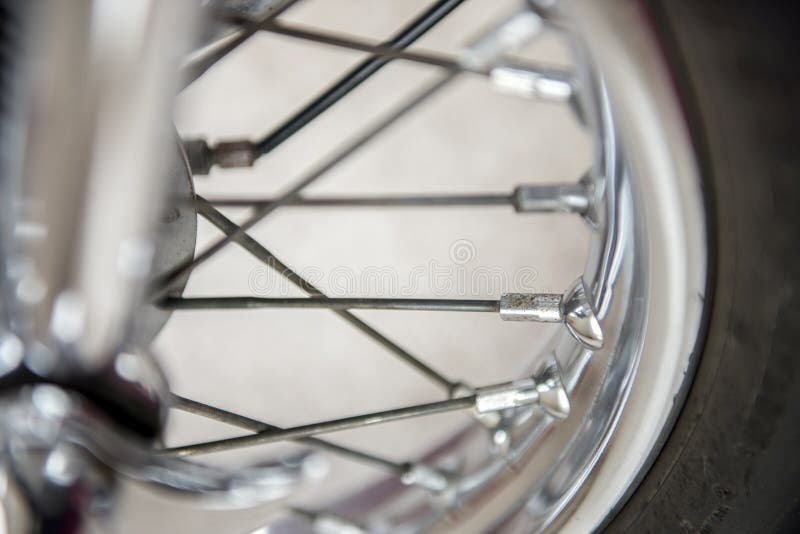 Motorcycle Wheel Spokes Stock Images Image 29799124