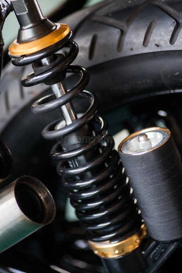 Motorcycle suspension stock photo. Image of shock, comfort 72869980