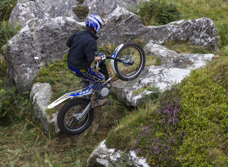 Motorcycle Trials Rider.