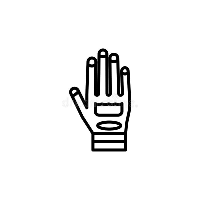 Download Motocross gloves mockup stock vector. Illustration of ...