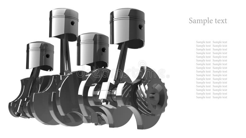 Motorhintergrund V8 stock abbildung