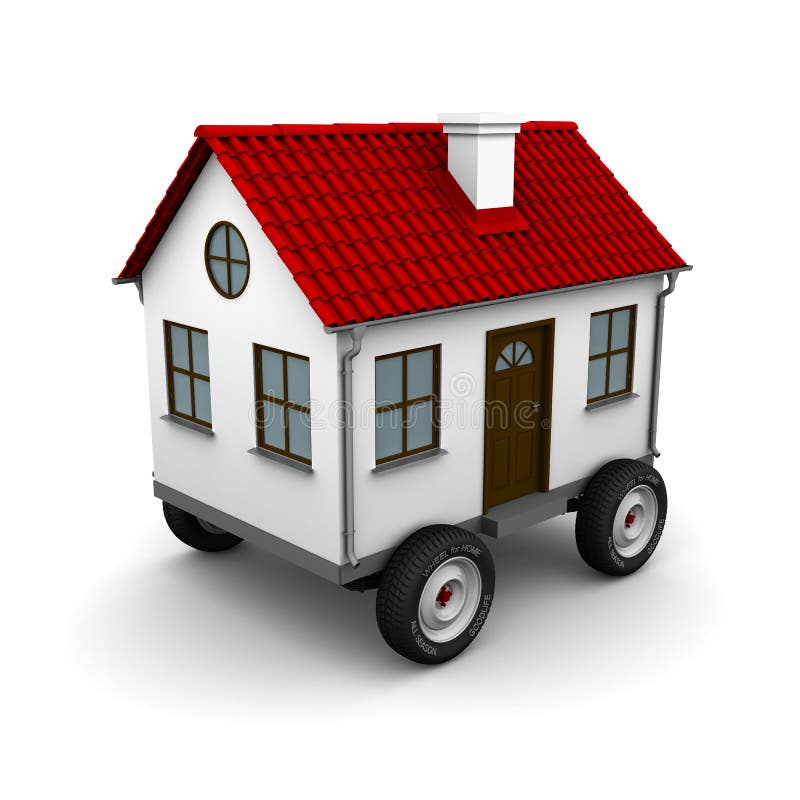 Motorhome stylisé sur un fond blanc illustration libre de droits Motorhome stylisé sur un fond blanc illustration libre de droits