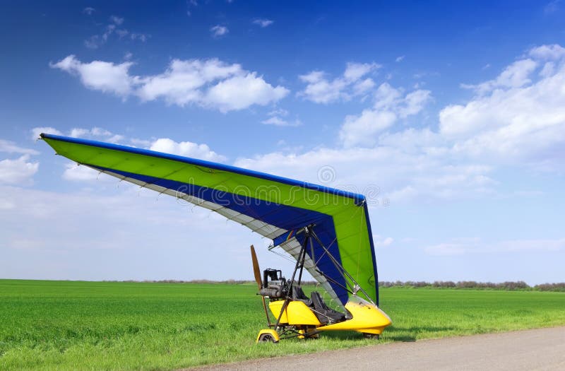 hang glider with motor hang glider with motor