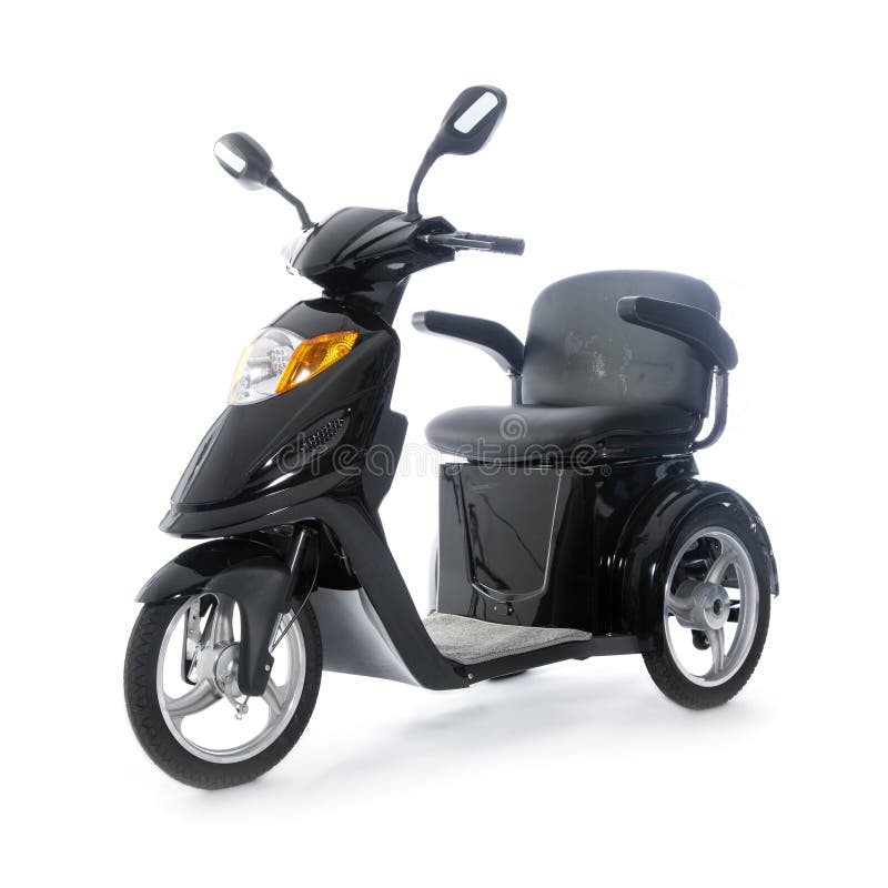 Motorized Mobility Scooter Fot Elderly People Stock Photo Image of