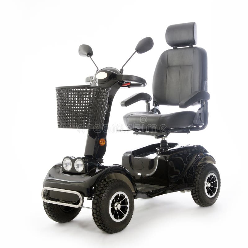Motorized Mobility Scooter Fot Elderly People Stock Photo Image of