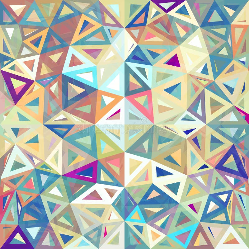 Mottled abstract triangles vector background royalty free illustration