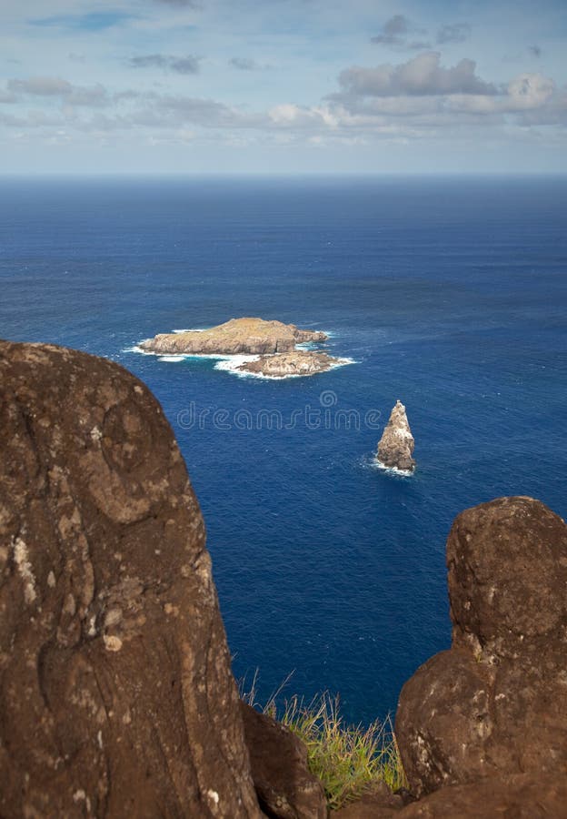 Motu Nui Islet Near Easter Island Stock Photos Free & RoyaltyFree