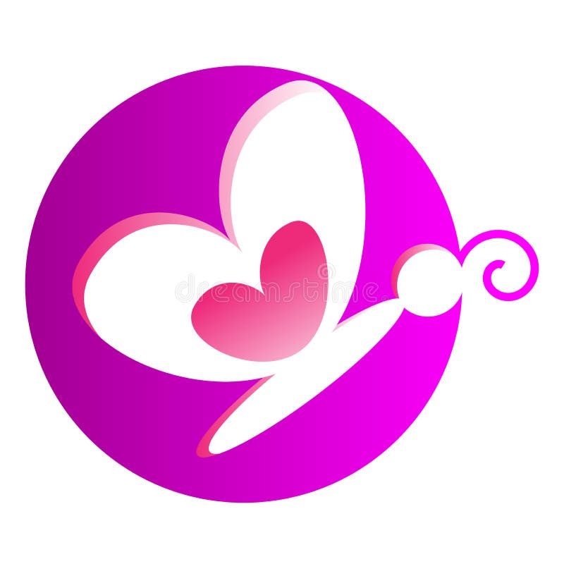 motyli logo royalty ilustracja motyli logo royalty ilustracja