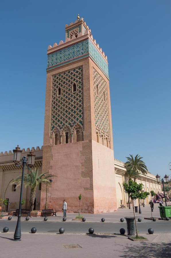 Moulay El Yazid Mosque a Marrakesh, Marocco fotografia stock libera da diritti Moulay El Yazid Mosque a Marrakesh, Marocco fotografia stock libera da diritti