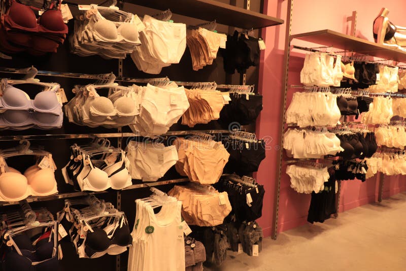 Ladies underwear store editorial stock photo. Image of panties - 44520538