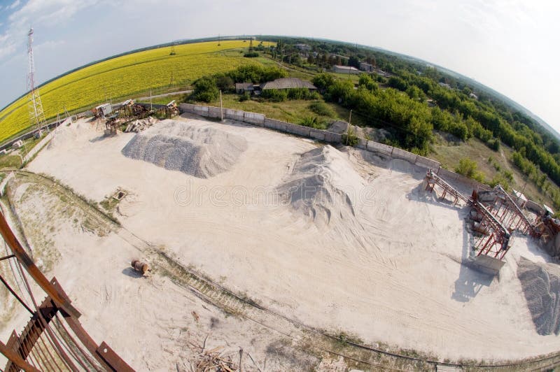 Mound of Waste from a Height Stock Photo Image of contemplation