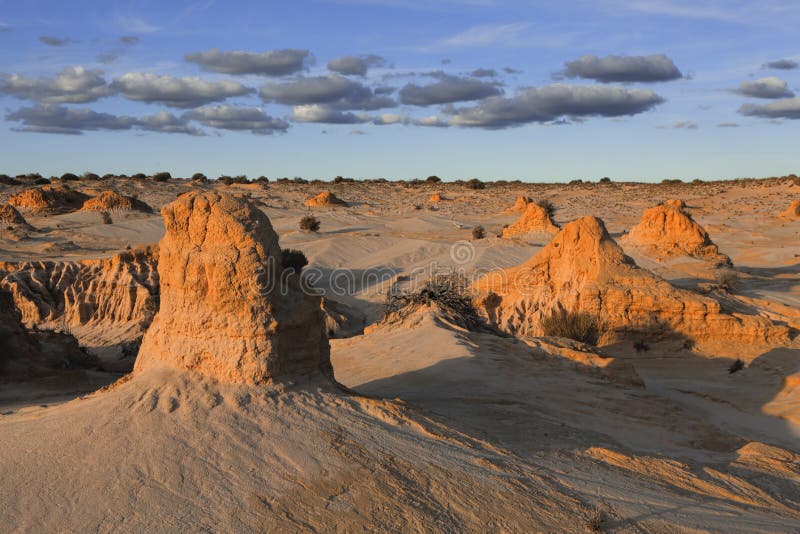 Mounds in the desert landscape outback Australia stock photos Mounds in the desert landscape outback Australia stock photos