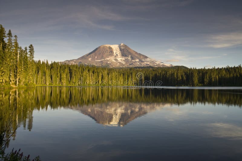 Mt Adams Gifford Pinchot National Forest Lake USA stock images