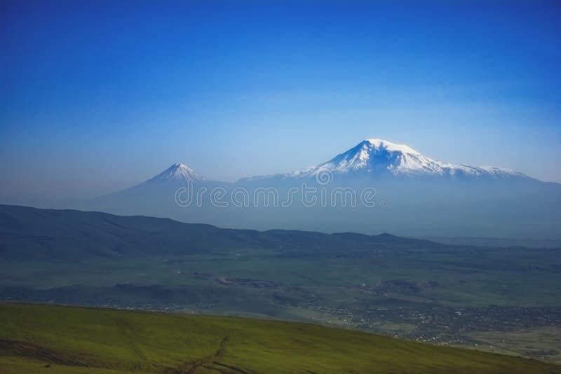 Mount Ararat. Beautiful View From Armenia Stock Photo Image of ararat