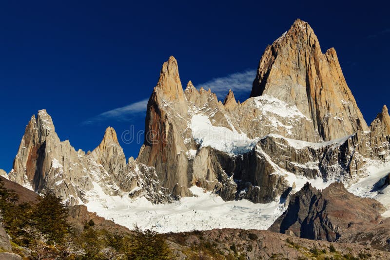 Mount Fitz Roy royalty free stock photo Mount Fitz Roy royalty free stock photo