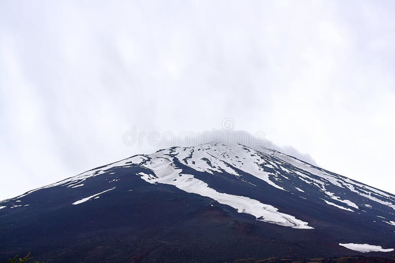 Mount Fuji landskap Fuji Japan Närbild av Mt Fuji fotografering för bildbyråer Mount Fuji landskap Fuji Japan Närbild av Mt Fuji fotografering för bildbyråer