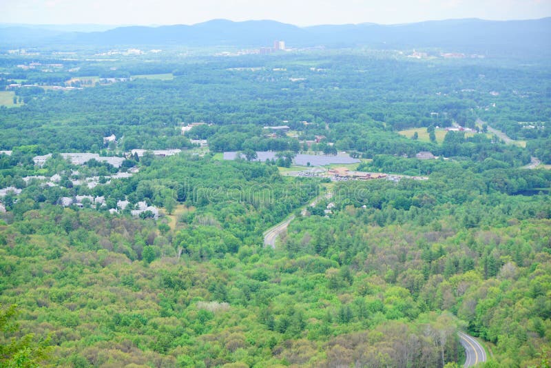Mount Holyoke Range State Park Landscape Stock Image Image of green