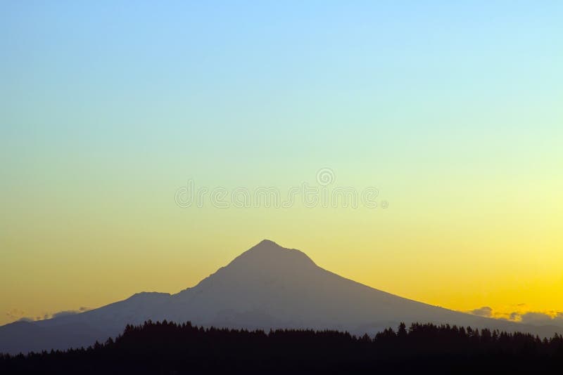 Mount Hood at Sunrise 3 royalty free stock photos Mount Hood at Sunrise 3 royalty free stock photos