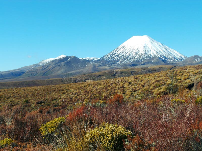 Mount Ngauruhoe and Mount Tongariro