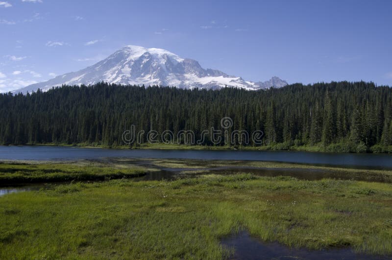 Mount Rainier Louise Lake