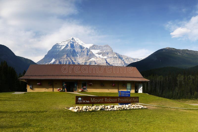 Mount Robson Park Canada stock photo