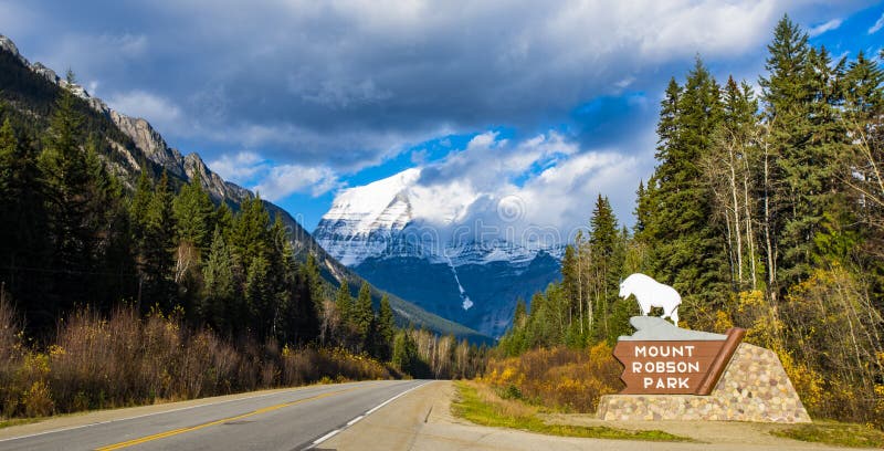Mount Robson stock photography